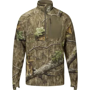 DRAKE Men's Non-Typical Lightweight SWT Country Roots Half Zip Pullover with Scent Control (DNT0054-039)