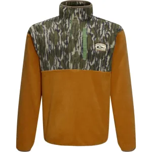 DRAKE Men's Camp Fleece Limited Edition Snap Greenwing Pullover (DW0038-GNW)