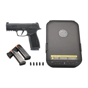 SIG SAUER P365 XMacro Kit 9mm 3.7in 3x10rd Black Striker Pistol (365XCA-9-MS-VKIT-10)