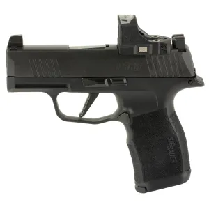 SIG SAUER P365X 9mm 3.1in 2x12rd Black Striker Fired Pistol with Romeo-RS Compact Sight (365X-9-BXR3P-RS)