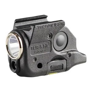 STREAMLIGHT TLR-6 HL G White LED/Green Laser 300 Lumens Black Rechargeable Tactical Weapon Light for Glock 43X/48 MOS (69355)