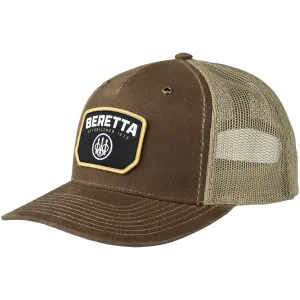 BERETTA Nunez 112 Beige Check Trucker Hat (BC030T1675012B)