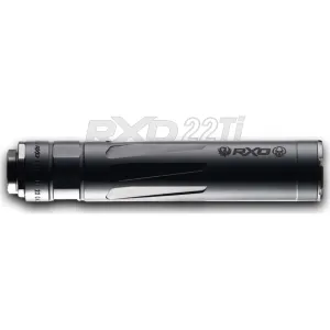 DEAD AIR RXD22Ti .22LR/5.7 Silencer with RXD674 1/2-28 XRF Muzzle Brake (RXD22TiBLK)