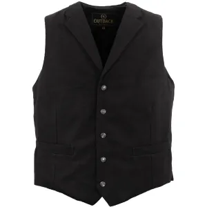 OUTBACK TRADING Mens Jessie Canvas Vest (29829)