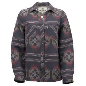 OUTBACK TRADING Women's Brianna Black Shirt (42235-BLK)