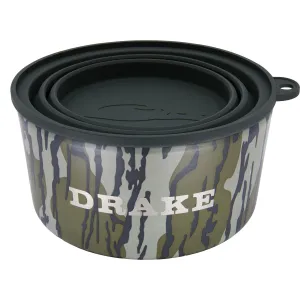 DRAKE Team Gun Dog Insulated Stainless Steel Original Bottomland Dog Bowl with Lid (GD0072-024)