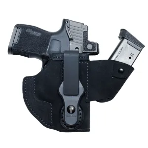 GALO Walkabout 3.0 Strongside/Crossdraw Black Ambidextrous IWB Holster for Ruger Max-9 3.2in (WK3-890RB)