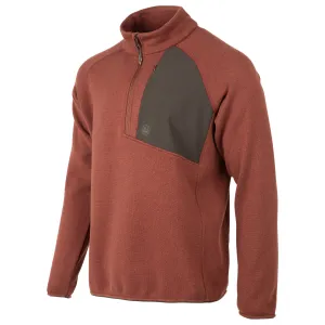 BERETTA Men's Abisko Madder Brown Half Zip Fleece Pullover (P3152T231308E4)