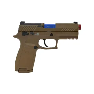 LASER AMMO Recoil Enabled Green Gas Training Pistol SIG P320 Compact / M18 w/ SureStrike Red Laser Cartridge (RETP-SIGM18)