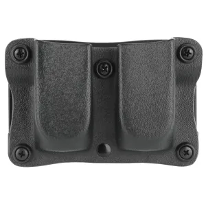 DeSantis Gunhide Quantico, Mag Pouch, Ambidextrous, Black, DBL STK 9mm/40, Kydex A87KJJJZ0