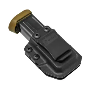 GRITR IWB/OWB Polymer Gun Mag Carrier for 10mm/.45 Double Stack Magazines