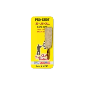 PRO-SHOT .40/.45 Cal Cotton Bore Mop (MP45)