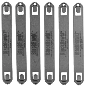 BLACKHAWK BlackHawk, S.T.R.I.K.E. CQC Platform with Speed Clip, #7, Black, 6 Pack 38C706BK