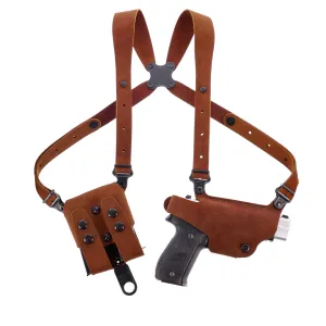 GALCO Classic Lite 2.0 Natural Right Hand Shoulder System (Autos) For Smith & Wesson M&P Shield Plus (CL2-806)