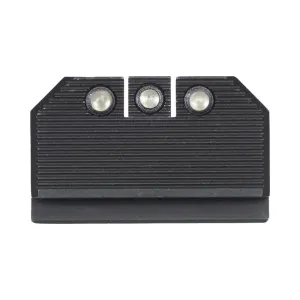 NIGHT FISION Optics Ready Stealth Orange Front Ring/Black Rear Rings Lower 1/3rd Night Sight Set for Walther PDP/PPQ w/ RMR/507c/508t (WAL-277-330-353-ZGZG)
