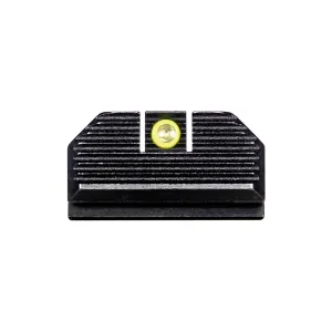 NIGHT FISION Optics Ready Stealth Yellow Front Ring/Blank Rear Night Sight Set For Springfield Hellcat OSP/XD-S w/ 507k (SPR-229-248-268-YGZX)
