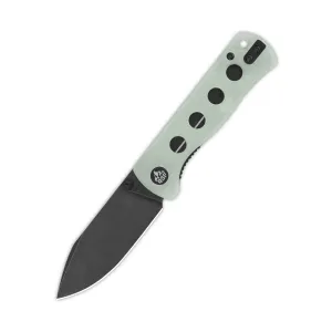 QSP Canary 2.84in Folder Linerlock Jade G10 Pocket Knife (QS150-E2)