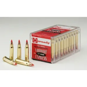 HORNADY Rimfire Varmint Express 17 HMR 15.5 Grain NTX Ammo, 50 Round Box (83171)