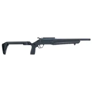 ROSSI LWC 5.56x45mm 16.5in 1rd Black Folding Stock Break Open Rifle (LWC0556-BKFS)
