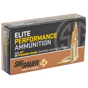 SIG SAUER Elite Copper Hunting 270 Win 130Gr 20rd Rifle Ammo (E270H1-20)