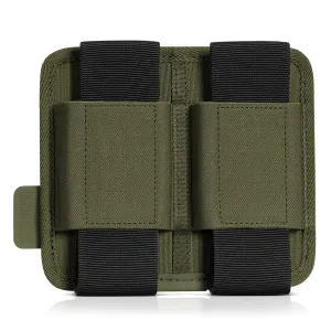 SAVIOR EQUIPMENT AR15/AK47 Double OD Green Mag Holder w/ Hook Backing (MP-TNS-RIFXDOU-OG)