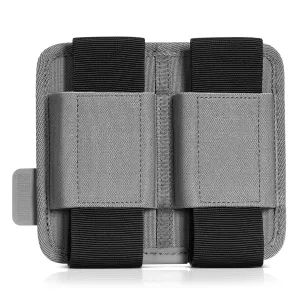 SAVIOR EQUIPMENT AR15/AK47 Double SW Gray Mag Holder w/ Hook Backing (MP-TNS-RIFXDOU-GS)