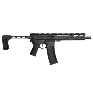 CMMG Dissent Mk4 9mm 10.5in 2x 30rd Mags Armor Black Braced Pistol (94AD10F-AB)