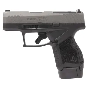 TAURUS GX4 TORO 9mm 3in 11rd/13rd Black/Tungsten Semi-Auto Pistol (1-GX4MP931T)