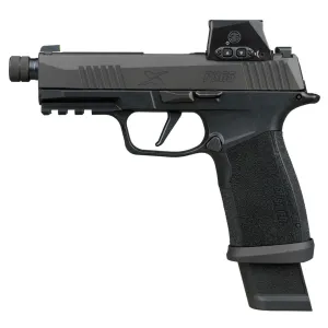 SIG SAUER P365-XMACRO TACOPS 9mm 4.3in Threaded 4x 21rd Mags Black Pistol with ROMEO-X SIG-LOC (365XCA-9-BTAC-TB-RXSL)
