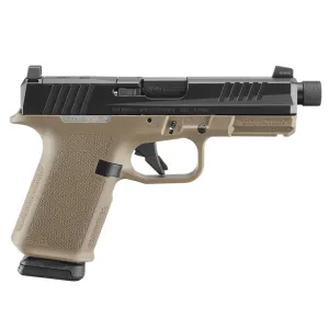RUGER RXM 9mm 4.5in Threaded 2x 15rd Mags Black/FDE Striker-Fired Pistol (19435)
