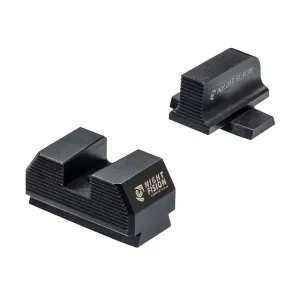 NIGHT FISION Blacked Out Stealth Optic Height Sights for Sig P365/P320 (SIG-180-240-238-ZXZX)