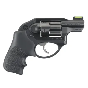 RUGER LCR .38 Special +P 1.87in 5rd Hogue Tamer Monogrip Black Revolver (5418)
