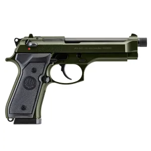 BERETTA 92FS 9mm 5.1in 18rd OD Green Semi-Auto Pistol (J92F300GRTB18)