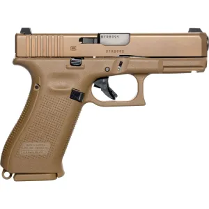 GLOCK 19XV HGA 9mm 4.02in 3x10rd Coyote Pistol (GUV1950701X)