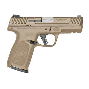 SMITH & WESSON SD9 2.0 9mm Luger 4in 16rd FDE Striker-Fired Pistol w/ Surefire EP3 Ear Pro Bundle (14371)