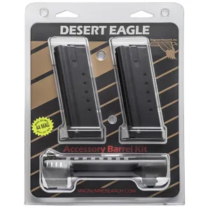MAGNUM RESEARCH Mark XIX Desert Eagle Conversion Kit w/ .44 Magnum 6in Tungsten IMB Barrel and Two .44 Magnum 8rd Magazines (BMCP446TUIMB)