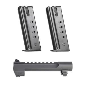 MAGNUM RESEARCH Mark XIX Desert Eagle Conversion Kit w/ .50AE 6in Tungsten Barrel and Two .50AE 7rd Magazines (BMCP506TU)