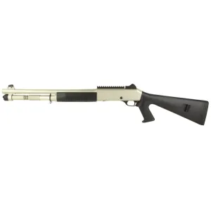 MILITARY ARMS CORPORATION MAC 1014 Marine 12 Gauge 18.5in 5rd Black/Stainless Pistol Grip Semi-Automatic Shotgun (21000153)