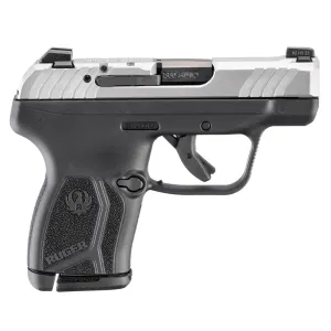 RUGER LCP MAX .380 ACP 2.8in 10rd CA Complaint Stainless/Black Pistol (13754)