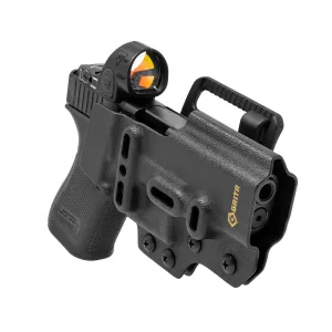 GRITR Ambi OWB Kydex Competition Holster; Fits 9mm Glock Double Stack