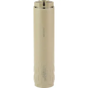 HUXWRXS Flow Range 36 Cal 9mm/308Win/556/338 Lapua Ti 6.7in Flat Dark Earth Suppressor (3483)