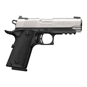 BROWNING 1911-380 Black Label 380 ACP Compact 3.63in 8rd Black/Stainless Pistol (051121492)