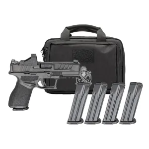 SPRINGFIELD ARMORY Echelon 4.0C Gear Pac 9mm 4in 4x10rd Black Double-Action Pistol (EC9409BLC-PAC)
