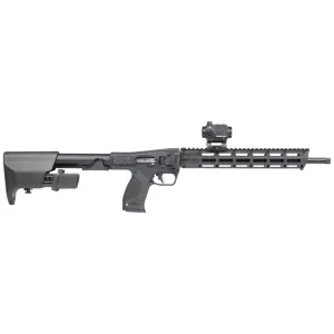 SMITH & WESSON M&P FPC 9mm Luger 16.25in 23rd Black Blowback Rifle w/ CTS-103 Mounted Red Green Optic (14377)