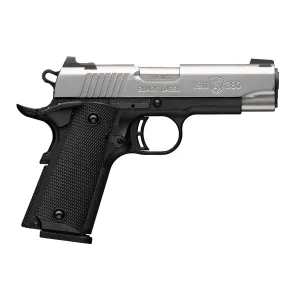 BROWNING 1911-380 Black Label 380 ACP Compact 3.63in 8rd Black/Stainless Pistol (051119492)