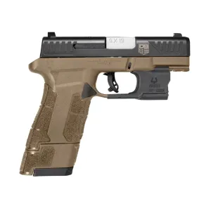 DIAMONDBACK DBAM29 Sub-Compact 9mm Luger 3.5in 17rd Flat Dark Earth Double-Action Pistol w/ Viridian Laser (DB0301P061)