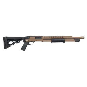 MOSSBERG 590R 12 Gauge 18.5in Stand-Off Barrel 6rd Flat Dark Earth Cerakote Shotgun (50756)