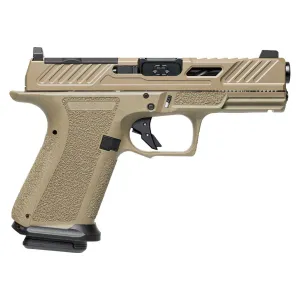 SHADOW SYSTEMS MR920 Elite CA Compliant 9mm Luger 4in 10rd Black Nitride/FDE Striker-Fire Pistol w/ Optic Cut Slide & Picatinny Rail (SS-1052-CA)