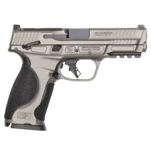 SMITH & WESSON M&P9 M2.0 Metal CA Compliant 9mm 4.25in 2x 10rd Mags Tungsten Gray Pistol (14278)