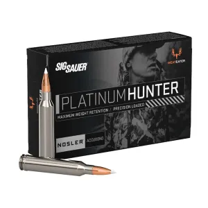 SIG SAUER Platinum Hunter 7mm REM Mag 160Gr 20rd/Box Rifle Ammo (E7RMPH160-20)